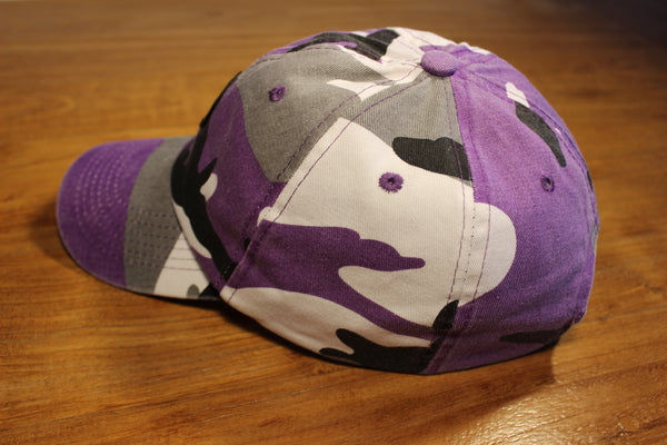 The "PURPLE HAZE" Camo Strapback hat