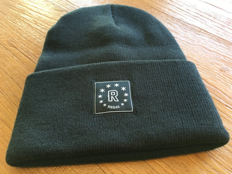 The "DAILY REGAL" Cuffed Beanie (Charcoal)