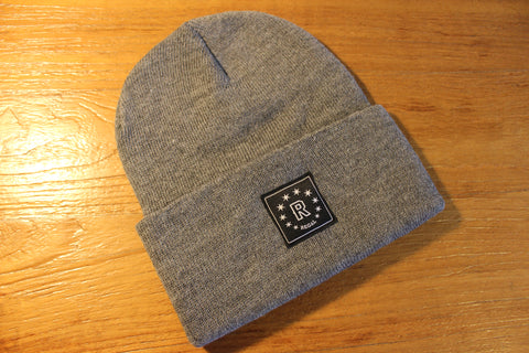 The "DAILY REGAL" Cuffed Beanie (Heather Grey)