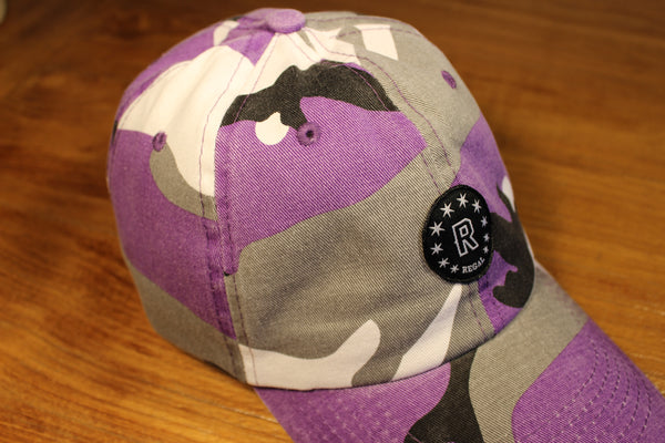 The "PURPLE HAZE" Camo Strapback hat