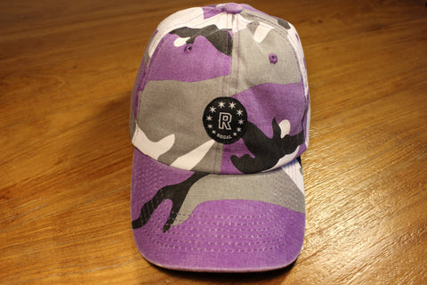 The "PURPLE HAZE" Camo Strapback hat