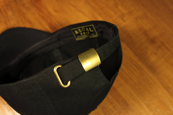 The "REGAL BLACK" Strapback hat