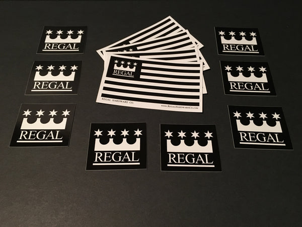 REGAL Premium Outdoor Vinyl Sticker Pack