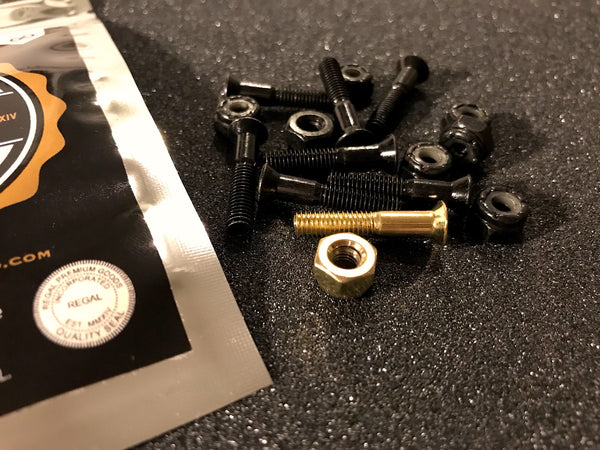 1" inch REGAL Premium Skateboard Hardware